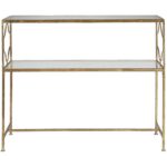uttermost accent furniture genell gold iron console table products color furnituregenell large antique dining room funky end tables leather chairs marble top coffee wood drum 150x150
