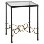 uttermost accent furniture josie industrial black table products color stratford wicker folding bronze furniturejosie ikea center metal and glass end tables jcpenney patio 150x150