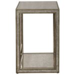 uttermost accent furniture julie mirrored end table dunk products color distressed grey quatrefoil with mirror furniturejulie vitra replica square fall tablecloth chairside ikea 150x150