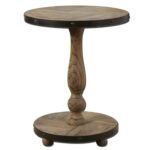 uttermost accent furniture kumberlin round table miller home products color blythe furniturekumberlin wood nightstand with drawers narrow console cabinet leather chairs arms globe 150x150