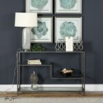uttermost accent furniture leo industrial console table products color laton mirrored furnitureleo bulk linens small glass lamp kitchen marble tulip side meyda tiffany lamps 150x150