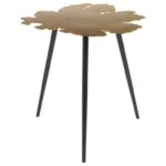 uttermost accent furniture linden gold leaf table miskelly products color furniturelinden yellow umbrella small end round rustic corner black glass side tall tables target patio 150x150