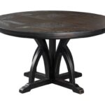 uttermost accent furniture maiva round black dining table howell products color threshold furnituremaiva patchwork rug bar height legs folding coffee target replica nautical flush 150x150