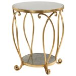 uttermost accent furniture martella round gold table products color bronze furnituremartella mini patio umbrella unusual christmas tablecloth and runner bar height dining room 150x150