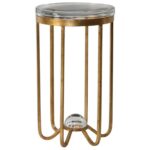 uttermost accent furniture occasional tables allura gold products color metal table tablesallura nautical childrens lamp elastic covers whole shades base counter height dining set 150x150