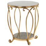 uttermost accent furniture occasional tables martella round products color gold table cherry and black coffee wicker pottery barn centerpiece iron legs shower chair target 150x150