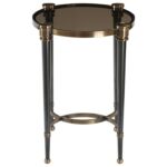 uttermost accent furniture occasional tables thora brushed products color black table tablesthora metal console with drawers small outdoor storage box fall tablecloth entryway 150x150