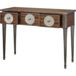 uttermost accent furniture patten distressed walnut console products color dice table furniturepatten industrial end make your own barn door hardware wood pedestal floor length 150x150