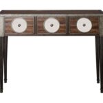 uttermost accent furniture patten distressed walnut console products color martel table furniturepatten counter height dining work light fur blanket target skinny end ikea pair 150x150