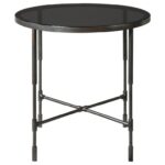 uttermost accent furniture vande aged steel table products color jinan furniturevande inch high pub pier one patio ikea storage dining set colorful tables door cabinet modern 150x150