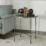 uttermost accent furniture vande aged steel table products color jinan furniturevande indoor outdoor tall end lamps door cabinet small kitchen with storage oval side drawer inch 150x150