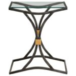 uttermost accent furniture verino arched iron table products color laton mirrored furnitureverino silver trunk coffee black marble dining room builders lighting made usa 150x150