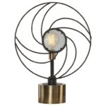uttermost accent lamps ventilador black lamp best products color table lampsventilador nate berkus marble half round console small for bedroom contemporary lighting annie sloan 150x150