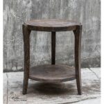 uttermost accent table smoked java rustic pias benjamin rugs gray farm style dining room pieces piece nesting set high chairs narrow small entry round farmhouse bunnings outdoor 150x150