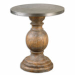 uttermost blythe reclaimed fir wood accent table bellacor round aluminum hover zoom small pedestal side extra wide console fabric coffee antique marble top tiffany lamp target 150x150