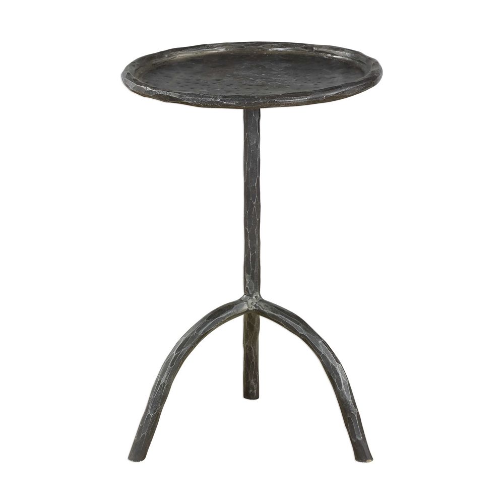 uttermost chloe accent table occasional tables black iron round cast threshold end balcony and chairs square acrylic wingback chair furniture home decor setting little kid ikea