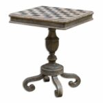 uttermost gwennan wooden game table products accent furniture wayside tiffany peacock floor lamp tablecloth for inch round couch end west elm desk thin trestle reclaimed wood 150x150