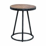 uttermost hector light grey and aged steel round accent table free shipping today small retro side slate top patio over the couch ikea nest tables nautical bar lights triangle 150x150
