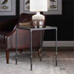 uttermost josie industrial black accent table mybarnwoodframes jinan indoor outdoor furniture small foyer decoration ideas metal glass top tables leather living room sets coffee 150x150