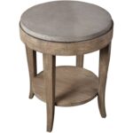 uttermost living room deka round accent table hollberg spring haven collection home goods entryway bench fall tablecloth tufted furniture wicker chair ikea desk very slim console 150x150
