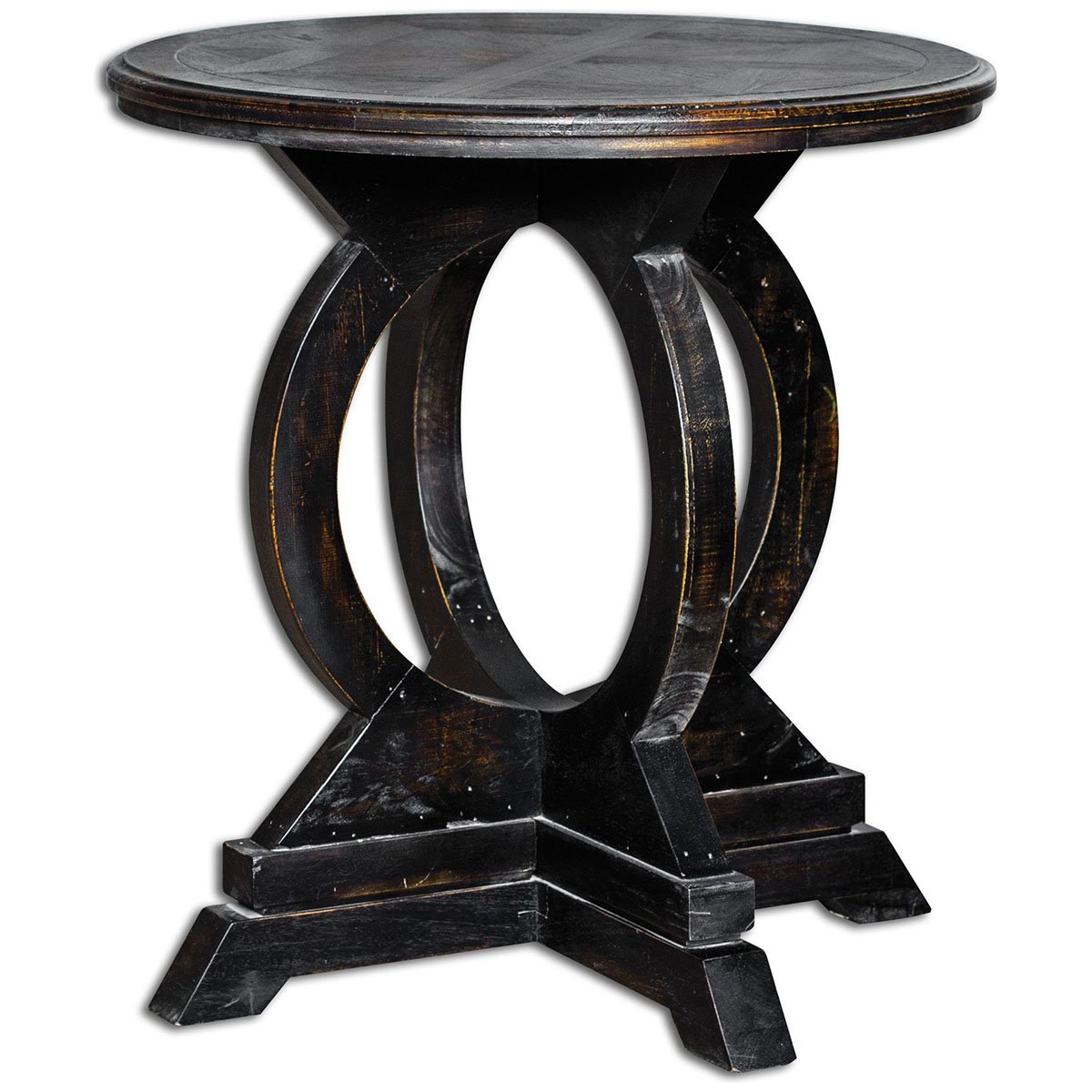 uttermost maiva accent table black kitchen dining tall wood red nautical lamp coffee cover sheesham side accessories small end with attached room sets threshold margate circular