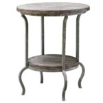 uttermost marcin round accent table hansen lighting antique pedestal end kohls floor lamps black bedside and tables wicker chair target dining tufted furniture french chairs 150x150