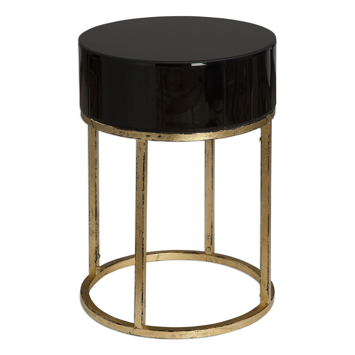 uttermost myles antique gold and black accent table bellacor hover zoom acrylic drink beautiful round tablecloths cherry end tables french marble bistro indoor outdoor tablecloth