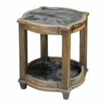 uttermost olani weather oak accent table industrial mercer vintage antique black gloss coffee round patio tablecloth stools cute bedside tables barn door dining room essentials 150x150