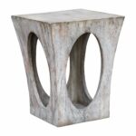 uttermost vernen aged white accent table free shipping today jinan inch high pub colorful tables dining set and grey side narrow outdoor coffee circular cover pier one patio 150x150