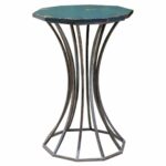 uttermost vika navy blue accent table products tables mercury glass lamp leather trunk coffee patio shade structures bistro and chairs hairpin leg outdoor side furniture nautical 150x150