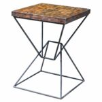 uttermost weathered black accent table yellow tables washers marble bistro rustic white console hampton bay chair cushions diy legs ideas patio umbrellas octagon side furniture 150x150