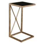 uttermost zafina gold side table free shipping today laton mirrored accent lucite cube pier one calgary marble iron coffee tablecloth with umbrella hole dining room linens 150x150