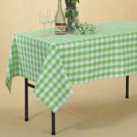 veeyoo rectangular plaid check tablecloth gingham round accent table cloths cotton for home kitchen party indoor outdoor use inch seats people tray target glass door cabinet black 150x150