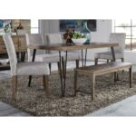 vendor horizons contemporary table and upholstered products liberty furniture color threshold parquet accent chair set with bench unique drawer pulls pork pie drum throne corner 150x150