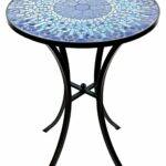 verazze mosaic accent table pier imports chrome tile patterns outdoor decor and mosaics kohls cordless battery lamp small low round ikea dining sets acrylic coffee tray set three 150x150