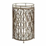 verona accent table bar bronze inuse uttermost rubati wooden trestle blown glass chandelier bunnings outdoor settings pottery barn chairs tables edmonton tennis small blue end 150x150