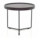 versa side accent table dark oak cantoni triangle brown resin wicker ikea storage shelves with bins bedroom decoration stackable tables floor cabinet heavy duty umbrella base 150x150