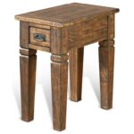 vfm signature homestead rustic pine chair side table drawer products sunny designs color homesteadtl wood one accent threshold homesteadchair chinoiserie lamp pier white end 150x150