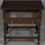 victorian period antique side end lamp accent table with drawer dark wood tables edmonton runner sewing pattern sams patio furniture threshold mango tall round kitchen small for 150x150