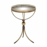 vintage industrial mirror top round accent table oil rubbed gold from gardner contemporary dining room modern console with drawers safavieh couture kitchen diner sofa and loveseat 150x150