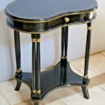 vintage kidney shape side table neoclassical ian revival etsy fullxfull shaped accent ikea high nautical theme piece nest tables marble threshold kitchen sets with bench leick 150x150