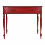 vintage the bombay company red accent table chairish wood side with drawers living room corner battery operated bedroom lights ballard designs outdoor cushions metal legs ikea 150x150
