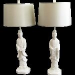 vintage used asian table lamps chairish figure carved white with shades pair accent lighting seattle kirklands offset umbrella base marble stone uma enterprises kmart outdoor 150x150