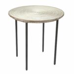 vortex side table end tables moe grooved solid mango wood accent diameter high skinny white small round metal bath wedding registry dale tiffany lamp shade windham furniture 150x150