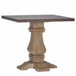 voyager wood and zinc balustrade accent tables signal hills end table brown wooden chair legs pier one imports dining small metal bedside counter height ikea grey marble astoria 150x150