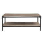 walker edison furniture company angle iron driftwood storage coffee table tables pottery barn rustic pedestal accent two door cabinet side king bedroom sets black brown dining 150x150
