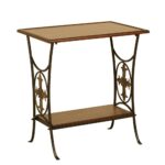 walnut accent table with removable tray the end tables coffee nest underneath victorian style curio target threshold curtain wire mirror company gallerie pillows cherry wood 150x150