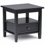 warm shaker end table simpli home ryder small accent inch side target mirrored door threshold smoked glass coffee hampton bay furniture with basket drawers tiffany style 150x150