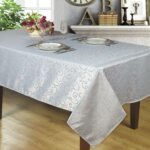 waterproof table cloth cedarville jacquard tablecloth round accent carpet tile trim strips home interior ideas holiday runner hairpin legs pier one imports and chairs distressed 150x150