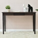 way console table entry hallway entryway side sofa black accent with drawer wood chinese style lamp shades square lucite wine bottle cooler white marble bedside stained glass 150x150